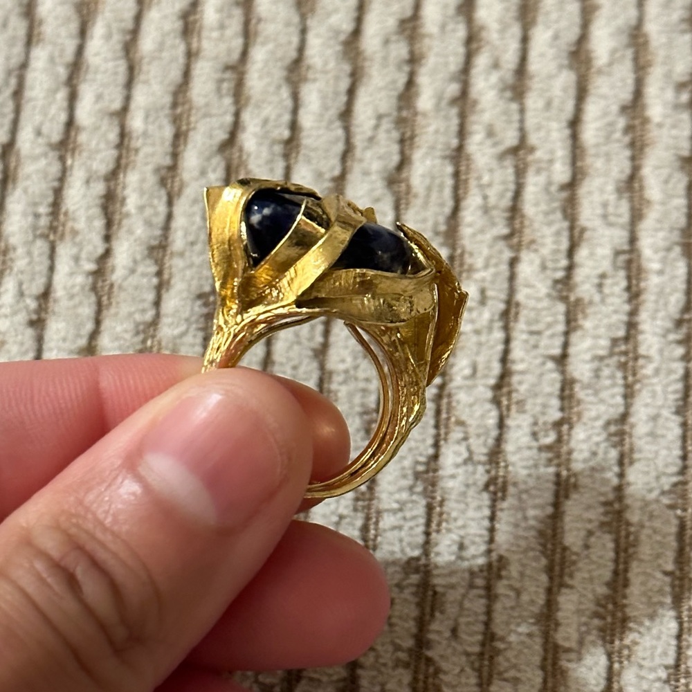 Vintage Cellini gold tone ring - Picture 5 of 6